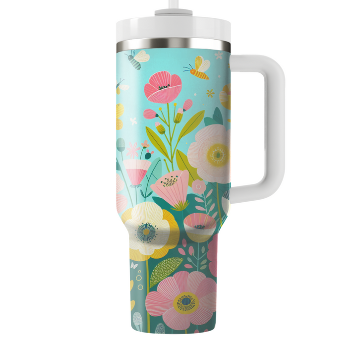 Spring Garden Escape  Travel Tumblers