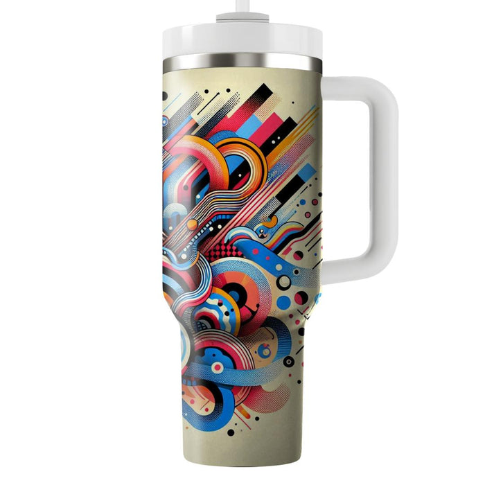 Retro Pattern Explosion  Custom Tumblers