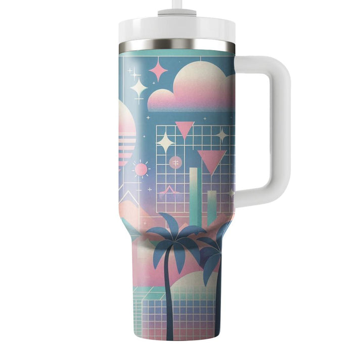 Vaporwave Retro Aesthetic  Tumblers For Gifts