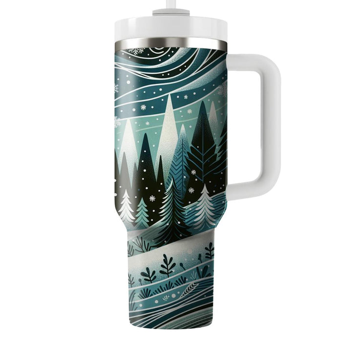 Winter Forest Whispers  Custom Tumblers