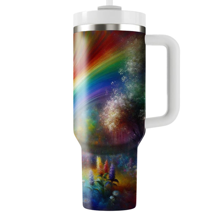 Spring Rainbow Celebration  Insulated Tumblers