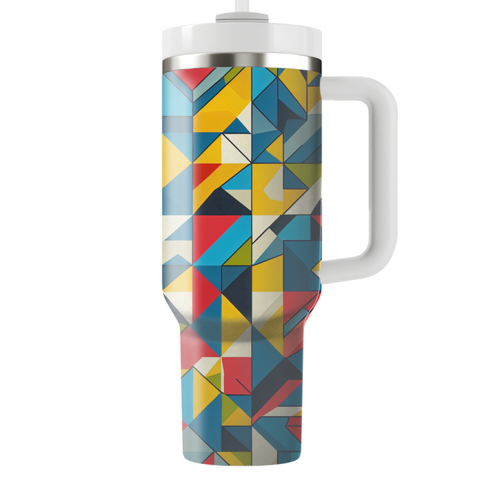 Bold Angular Mosaic  Unique Tumblers