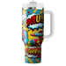 Vintage 80s Comic  Travel Tumblers