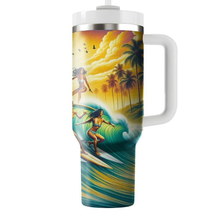 Waves Of Celebration - Surf Festival  Decorative Tumblers