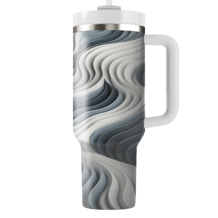 Sleek Modern Waves  Unique Tumblers