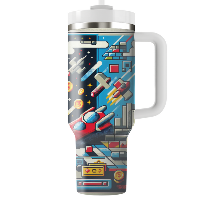 Video Game Retro  Tumbler Cups