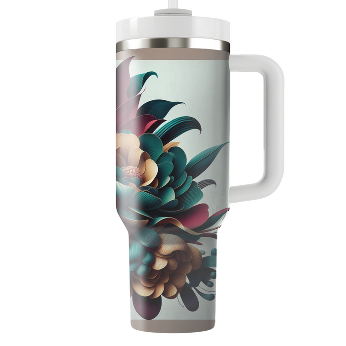 Bold Floral Fantasy  Travel Tumblers