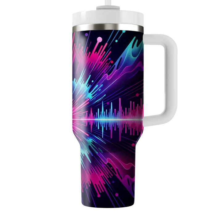 Techno Beat Vibes  Tumblers With Lids