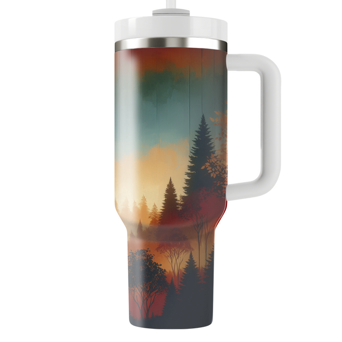 Autumn Twilight Woods  Custom Tumblers