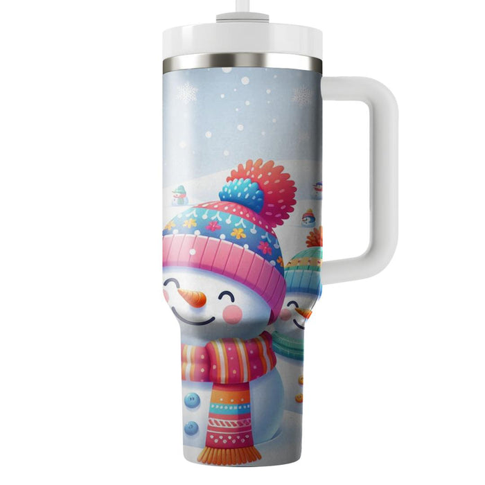 Winter Joyous Snowman  Decorative Tumblers