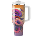 Sunset Floral Serenade  Tumblers With Lids