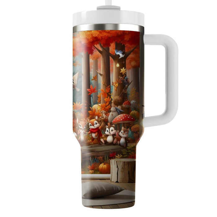 Autumn Woodland Adventures  Tumblers With Lids