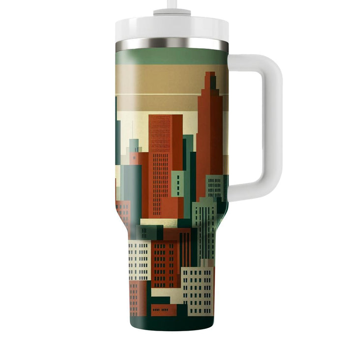 Urban Groove Skyline  Tumblers With Lids