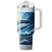 Artistic Whale Breach  Tumbler Cups