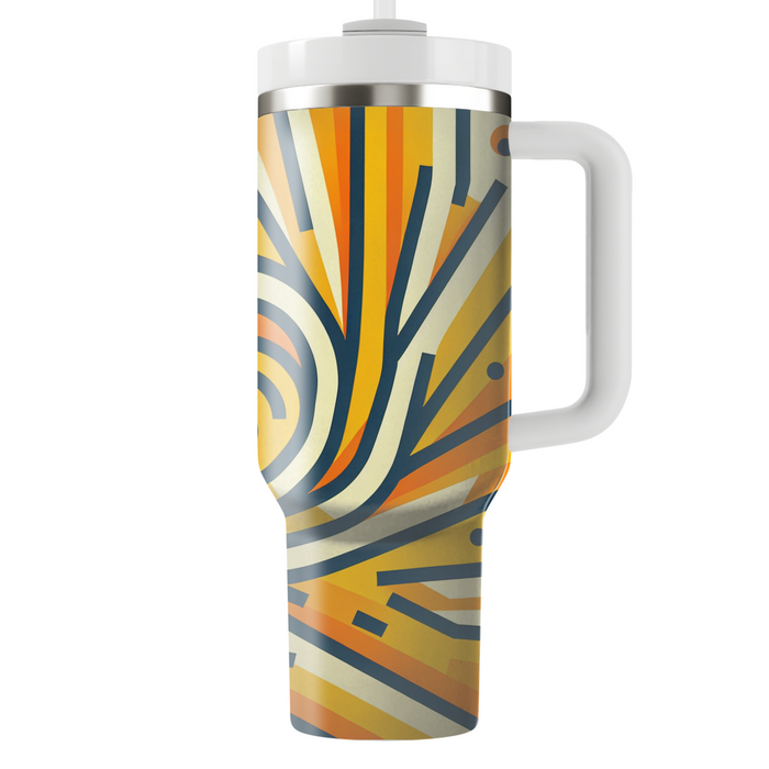 Spiral Sunburst Pattern  Insulated Tumblers