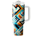 Geometric Arrow Rhythm  Personalized Tumblers