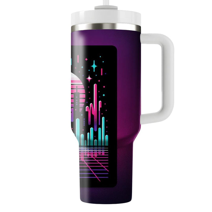 Synthwave Spectacle  Personalized Tumblers