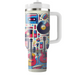 Retro Music Mashup  Personalized Tumblers