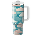 Whimsical Cloud Pattern  Insulated Tumblers