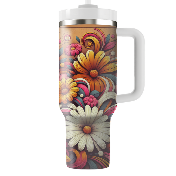  Floral Harmony  Tumbler Cups