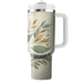 Artful Leaf Motif  Custom Tumblers