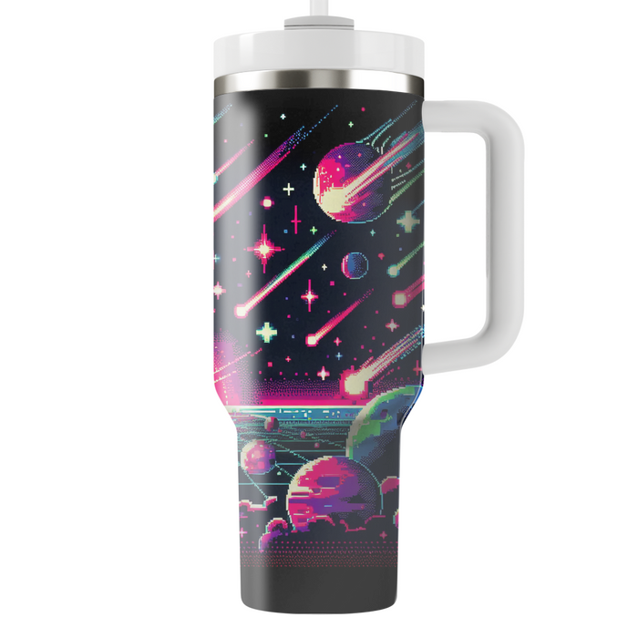 Pixel Galaxy  Custom Tumblers