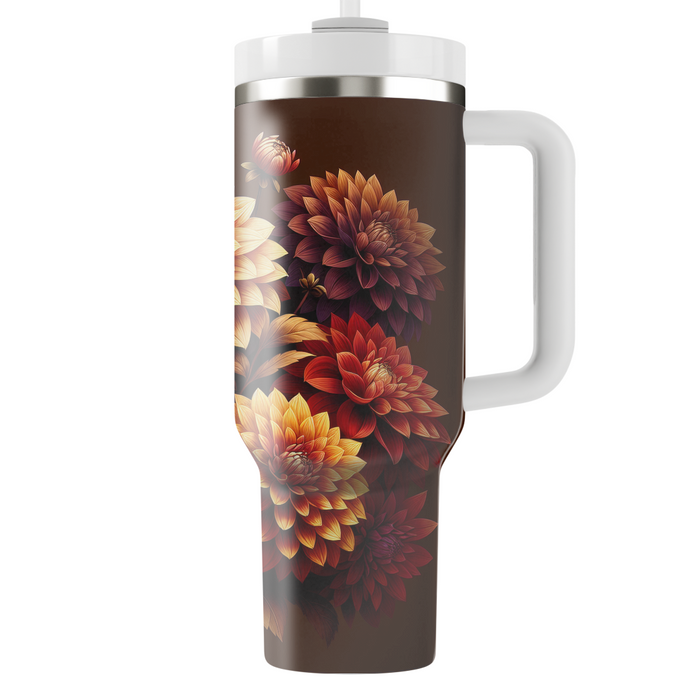 Autumn Dahlia Dream  Custom Tumblers