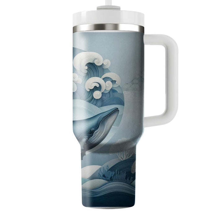 Gentle Whale Wonders  Travel Tumblers