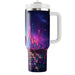 Futuristic Neon City  Insulated Tumblers