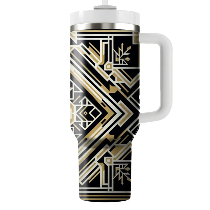 Geometric Art Deco Pattern  Travel Tumblers