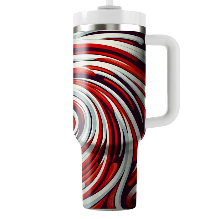 Vivid Spiral Geometry  Unique Tumblers