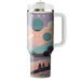 Futuristic Retro Tranquility  Decorative Tumblers