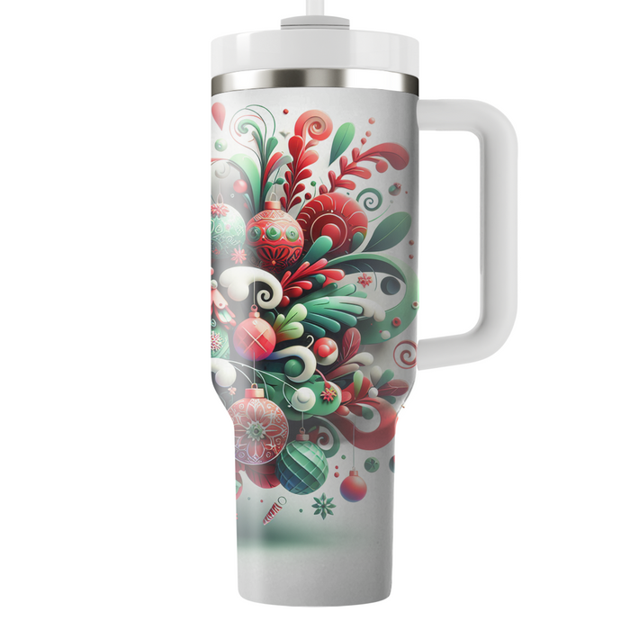 Winter Festive Cheer  Tumblers With Lids