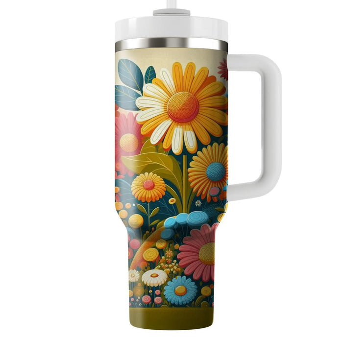 Floral Harmony Groove  Custom Tumblers