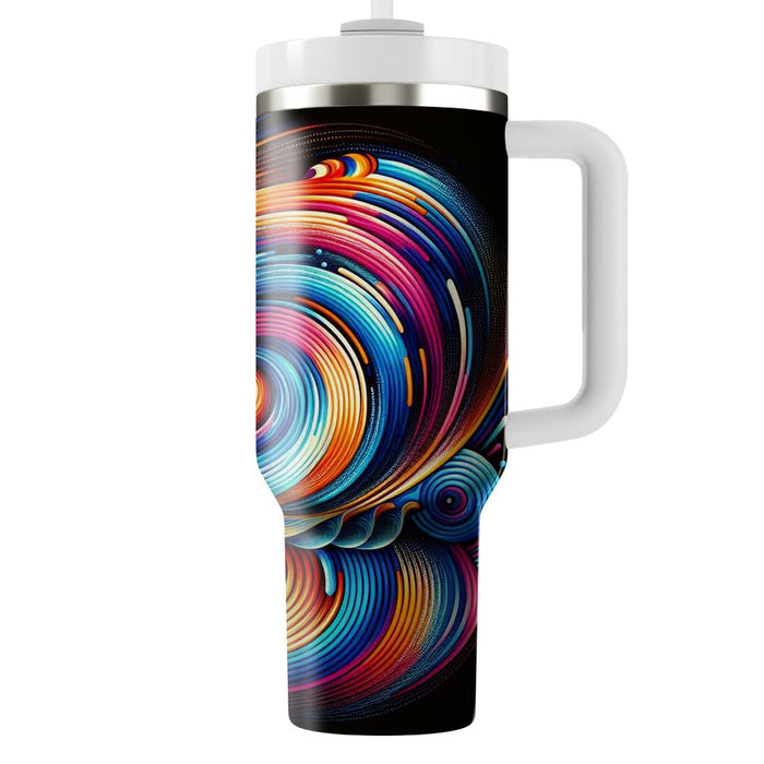 Retro Neon Abstract  Tumblers For Gifts