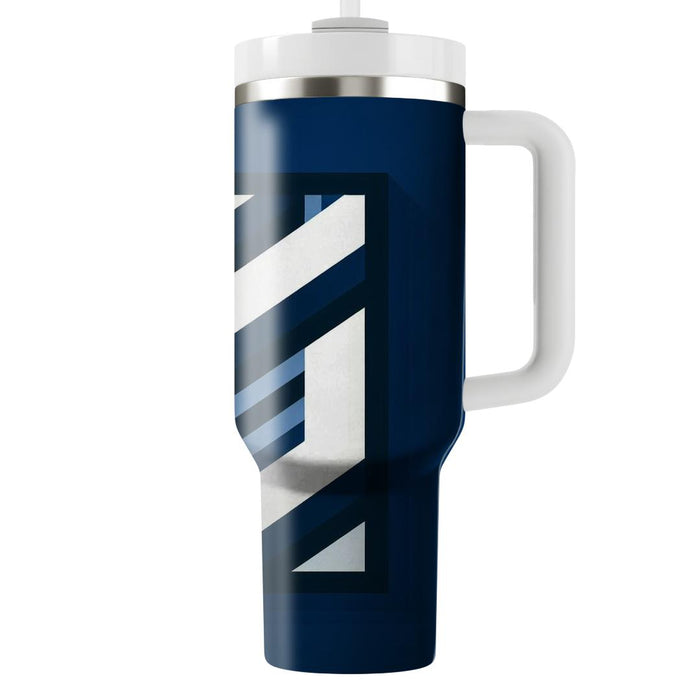 Simplistic Chevron Motif  Insulated Tumblers