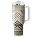 Sophisticated Chevron Chic  Tumblers With Lids