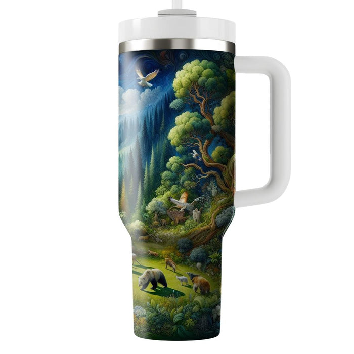 Unity In Nature - An Earth Day  Design Custom Tumblers