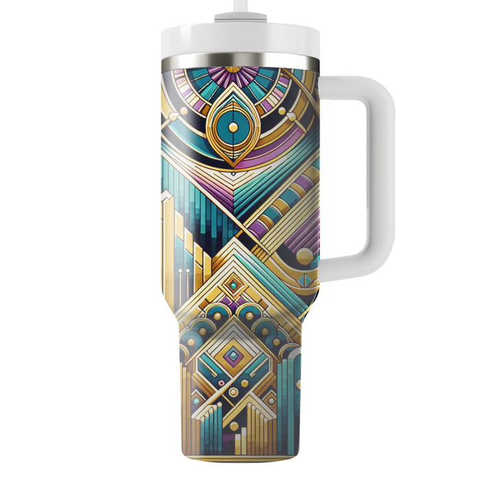 Vivid Art Deco  Personalized Tumblers