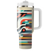 Bold Graphic Stripes Tumblers With Lids