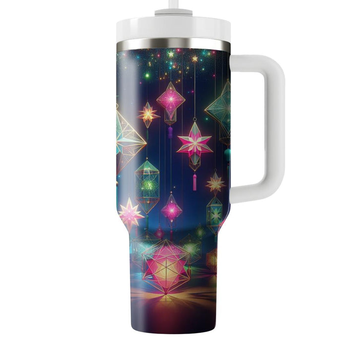 Galactic Lantern Festival - A Cosmic Celebration  Tumbler Cups