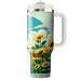 Bright Sunflower Fields  Tumblers With Lids