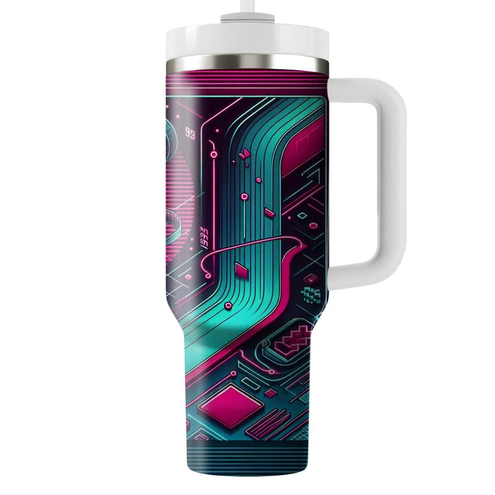 Futuristic Neon  Tumblers With Lids