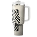 Zigzag Zebra  Personalized Tumblers