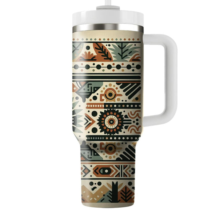 Bohemian Ethnic Patterns  Tumbler Cups