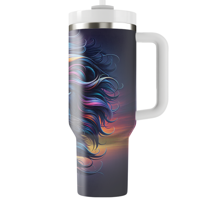 Majestic Lion King  Tumblers With Lids