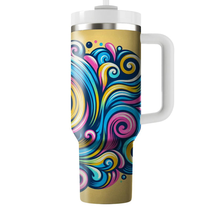 Tie Dye Dream  Personalized Tumblers