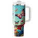 Vivid Butterfly Flutter  Personalized Tumblers