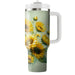 Bright Sunflower Delight  Unique Tumblers