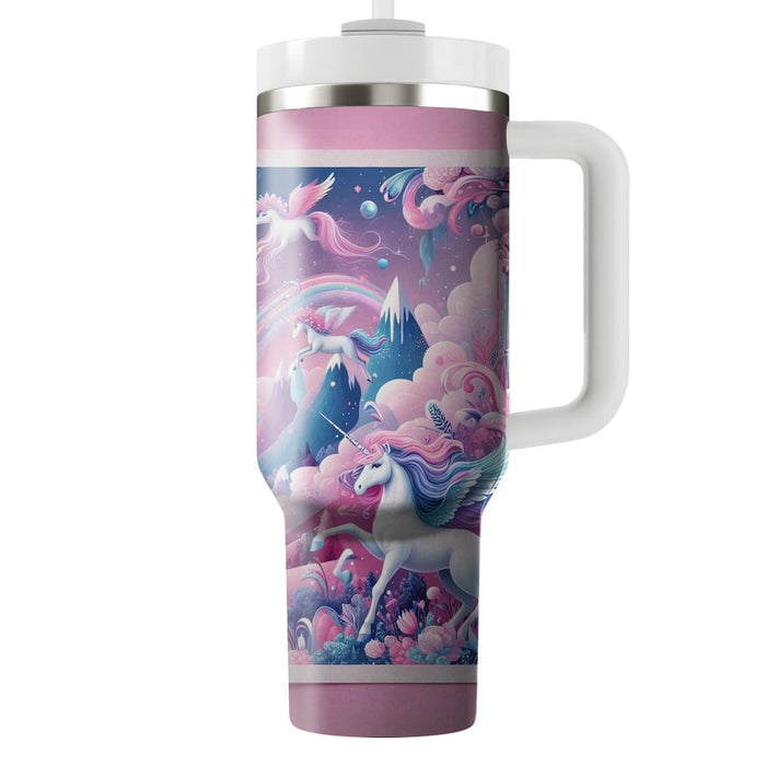 Whimsical Unicorns  Travel Tumblers